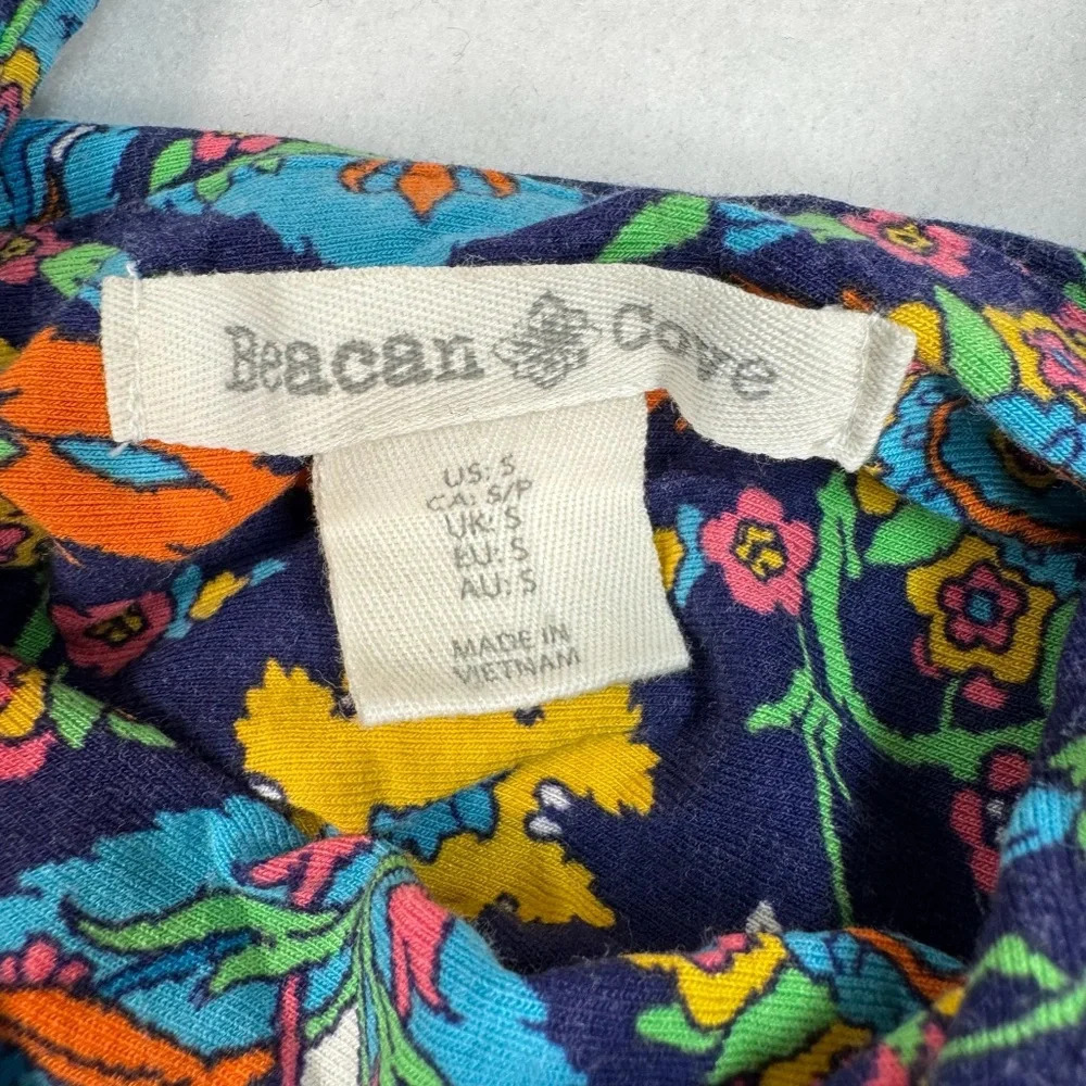 Beacan Cove Sleeveless Maxi Dress Womens Size S Multi Colored Print - Picture 3 of 10